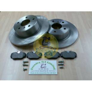 Land Rover Discovery 2 & Range Rover P38 Rear Brake Disc & Pad Kit
